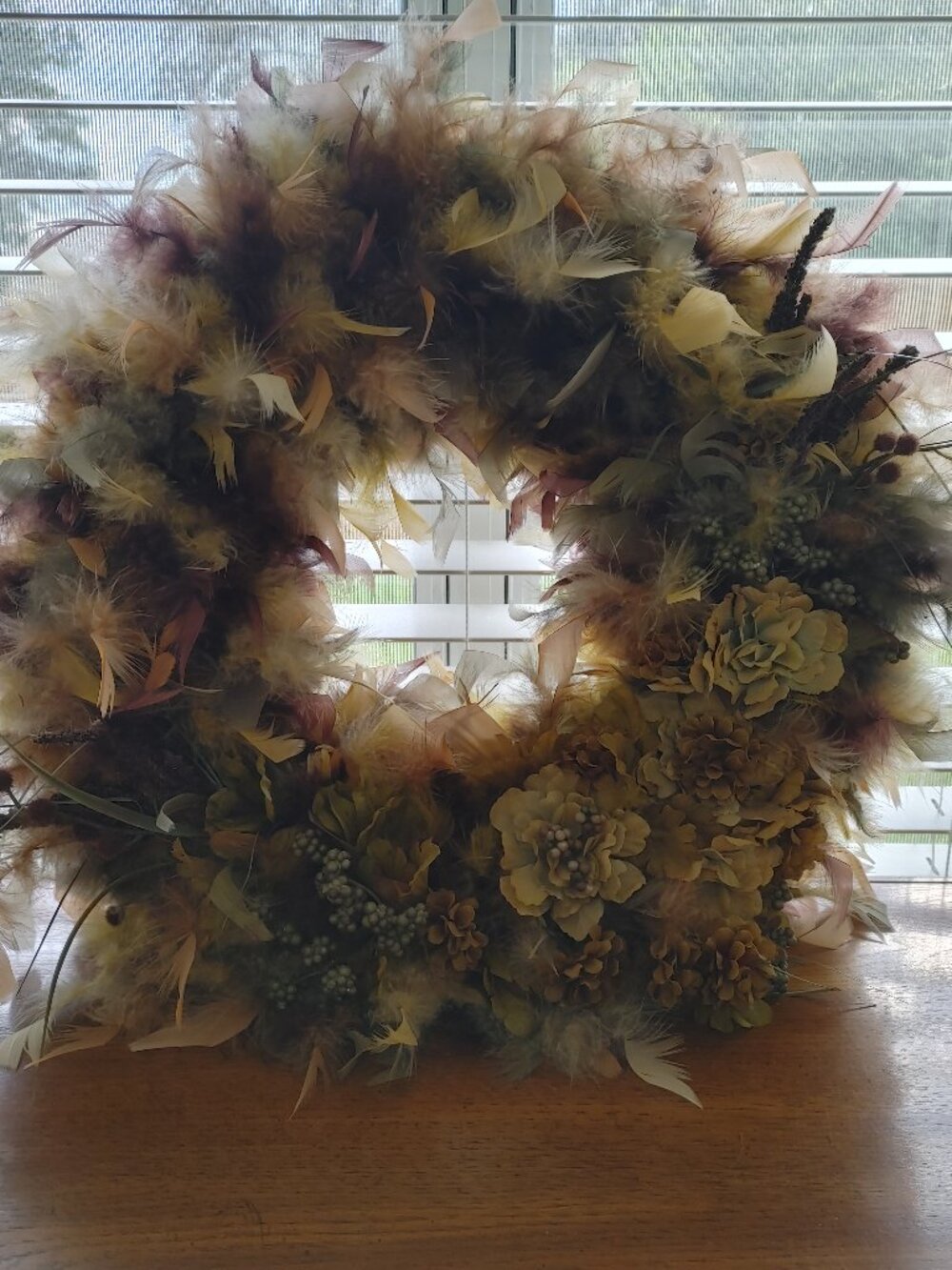 Feather wreath